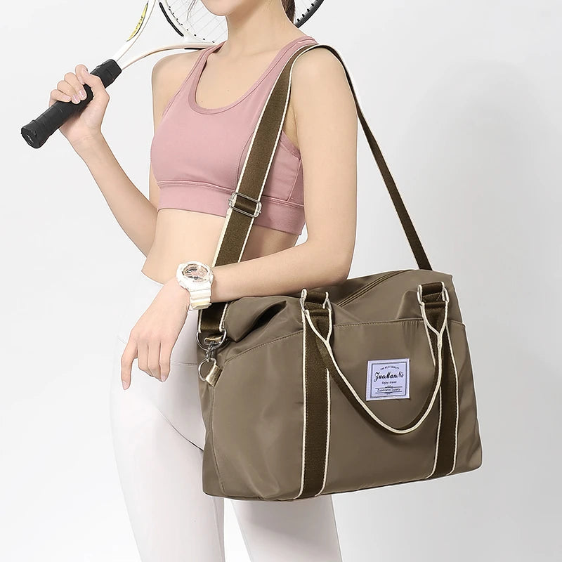 Custom Logo Travel Duffel Bag Women Football Tennis Training Soccer Ball Sports Men Duffle Gym Bag