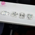 Yingma GH Color White Gemstone Loose Moissanite Stone Fancy Square Princess Cut Loose Moissanite Diamond