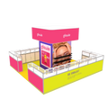 20X20 Aluminum Profile SEG Fabric Island Acrylic Showcase  Display Storage Trade Show Booth Exhibition