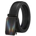 Men's Automatic Buckle Belt Leather Ratchet Belts for Men LQbelt Factory Direct Selling Custom Logo