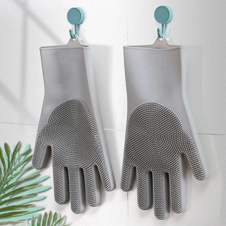 Food Grade Eco-friendly Silicone Rubber Dishwasher Gloves CE Certified Medium Thickness Multi-Purpose Fall Season Utensil