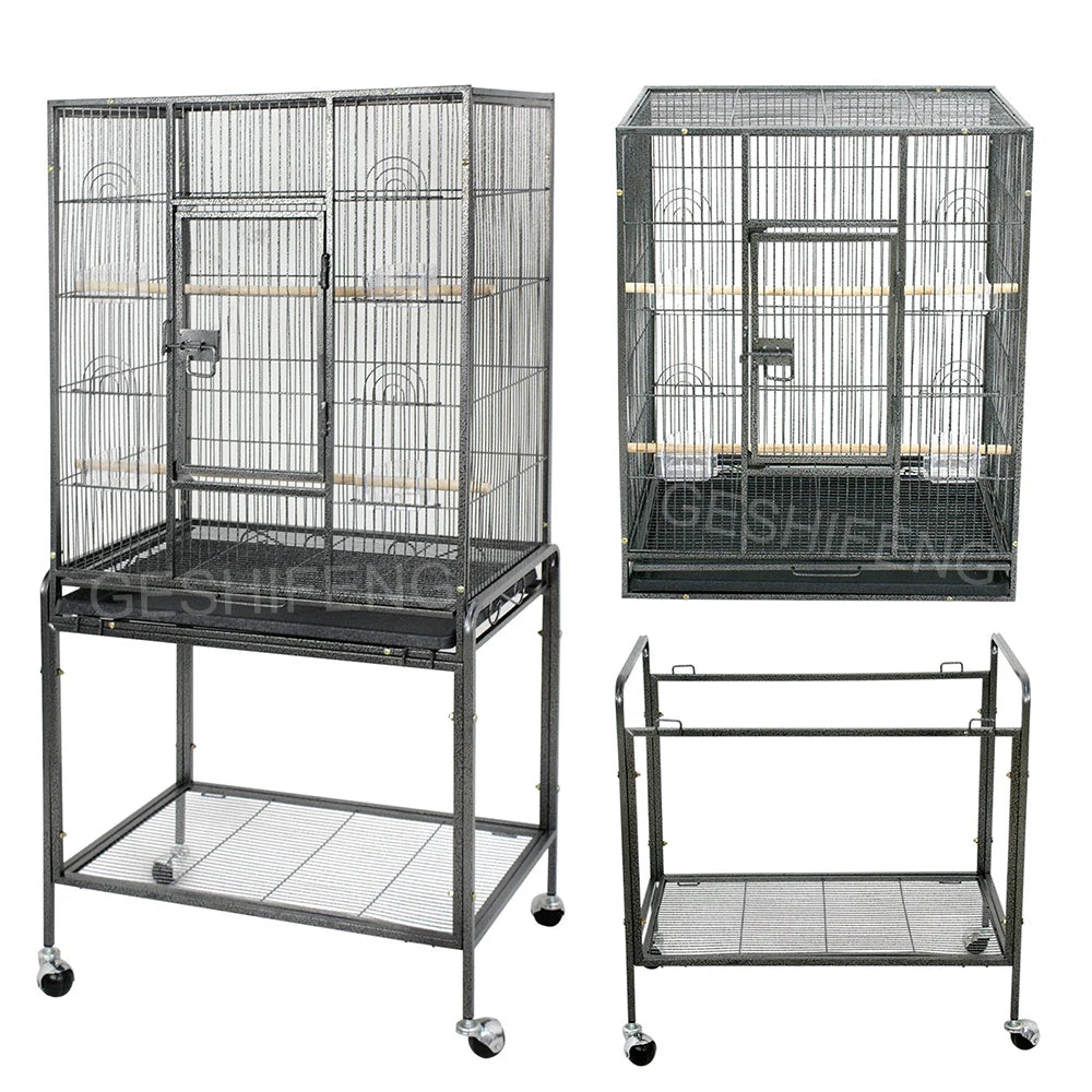 New Selling Excellent Quality Big Size Large Birds Cage Big Cage Pet Bird Parrot Carry Cage for Sale