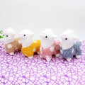Sheep Alpaca Plush Toy Animal Stuffed Toys Key Chain Dolls Car Keychain Bag Pendant Gift for Women