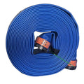 3.3MPa Working Pressure & 10.0MPa Burst Pressure 200m Length Blue Rugged 6 Inch TPU Oil Transfer Layflat Hose