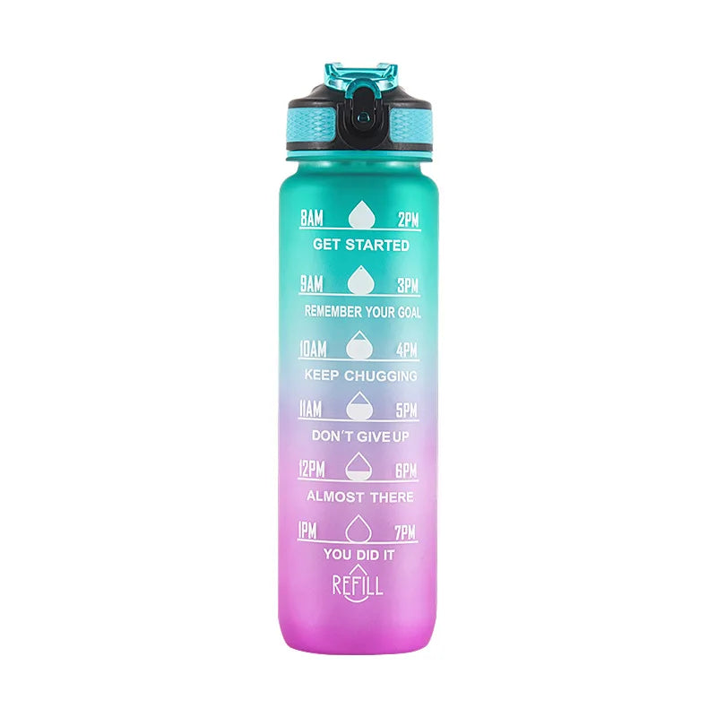 High-Value Large Capacity Leak Proof Sports Water Bottle Eco-Friendly PC Material Camping Outdoor Travel Portable Gym Fitness
