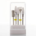 Professional Pedicure &Manicure Tools  Nail  Cuticle Remover 7pcs Ceramic Nail Drill Bits Sets for Nail Drills