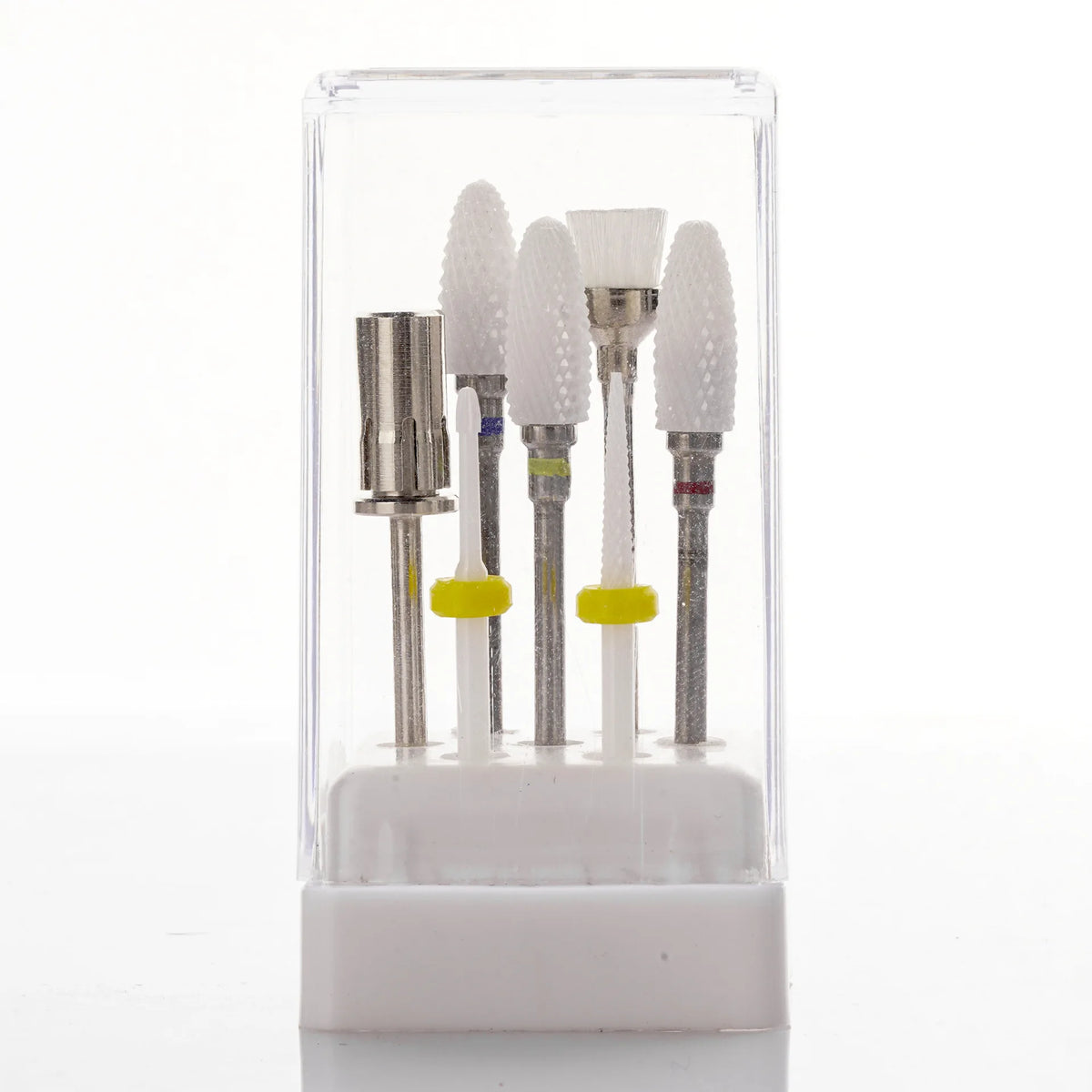 Professional Pedicure &Manicure Tools Nail Cuticle Remover 7pcs Ceramic Nail Drill Bits Sets for Nail Drills MegaBDM