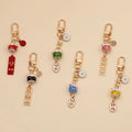 Fashion Good Luck Fortune Cat Keychain Custom Metal Key Chains Wholesale Lucky Cat Maneki Neko Key Chains for Woman Girl Charm