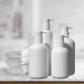 200ML-500ML  High Capacity Press Type White Lotion Pump Bottle Custom Shampoo Bottle Juice Bottles With Custom Logo