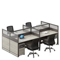 Best Selling Office Furniture Modern Office Computer Table Standalone Office Aluminum Alloy Partitions Screen Desk