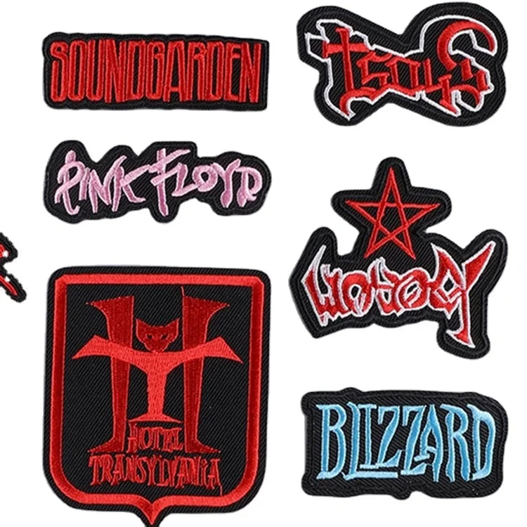 Ready to Ship Custom Iron on Patches Embroidery Patch for Clothing