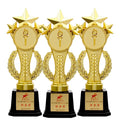 2025 Private Fancy Design Sports Sublimation Small Trophy Plastic Torch Trophy Cup