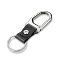 Wholesale Fashion Creative Metal Key Chains Genuine Leather Keychain Custom Logo Car Key RingRack