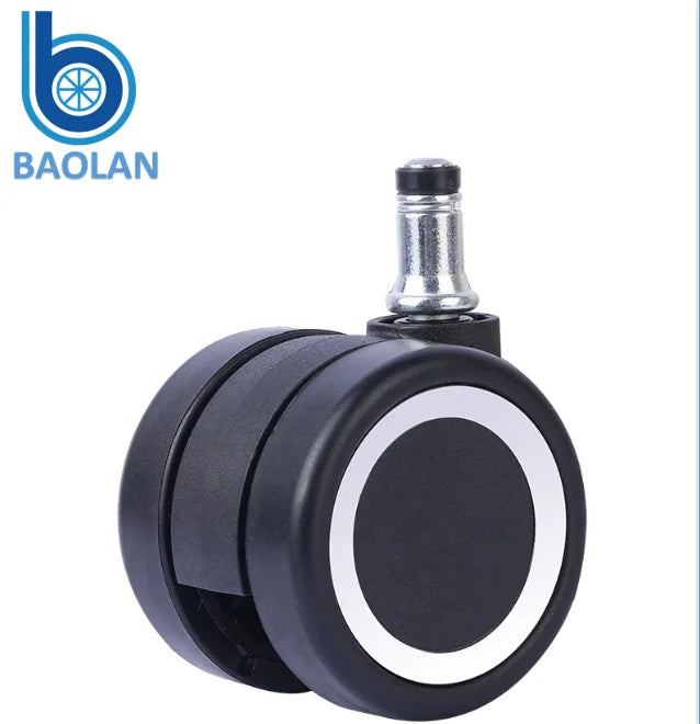 Guangdong Long-Life Adjustable Plastic Nylon Swivel Caster Wheel 60mm 40kg Load Capacity Shockproof Wear-Resistant Bedroom
