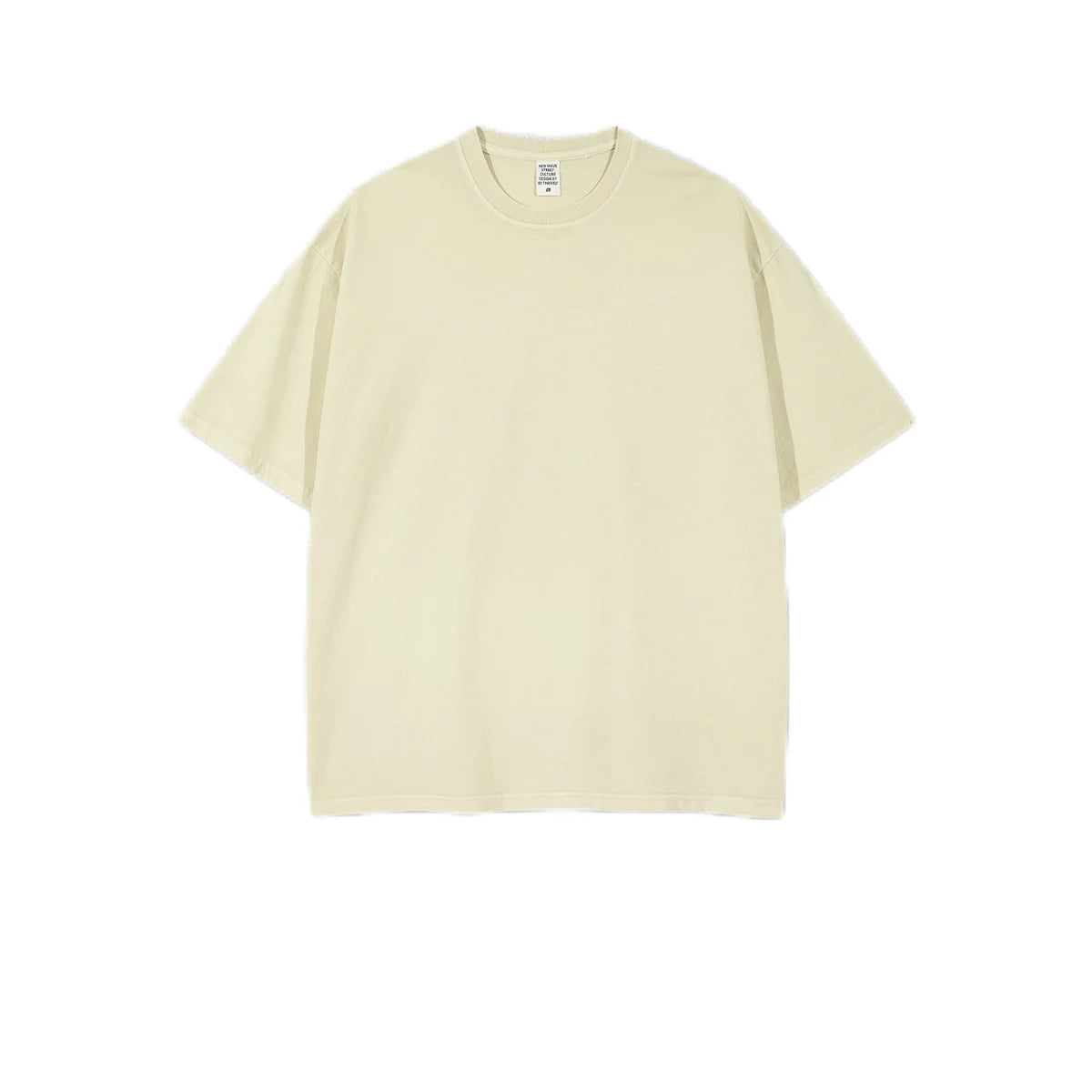 Formlessness AI Logo Casual T-Shirt 240 Grams Weight Jersey Fabric O-Neck Washed Printing 230 Grams Weight
