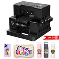 Digital 6 Color Inkjet Bottle  A4 Size Uv Printer Glass  Metal Bottle PVC Glass Leather Metal Send Bottle Holder for Free