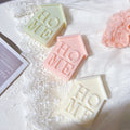House Shape Silicone Mold Dinner Wax Silicone Candle Mould Christmas Home Decor Christmas Home Letter Candle Molds