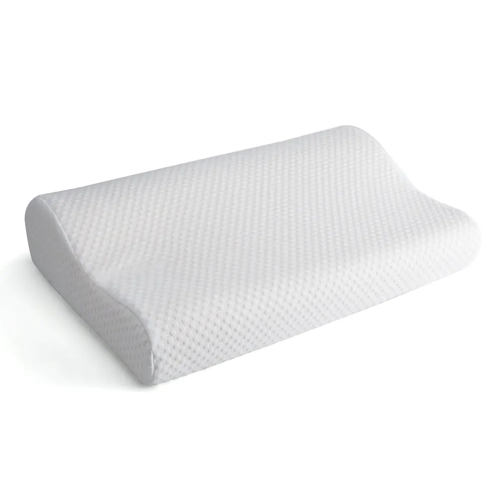Comfortable Cervical Wave Shape Neck Anti Snoring Sleeping Orthopedic Memory Foam Contour Pillow for Bed