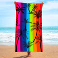 Premium Quick-Dry Turkish Beach Towel Collection-Vibrant Printed Design Super Absorbent for All-Season Seaside Poolside Vacation