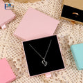 Factory Direct Sales of Environmentally Friendly Paper Custom logo Printed Jewelry Box with Handle Drawer Model Jewelry Box