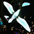 Momovalley Waterproof Transform Garden with LED Bird Wing Motion Waterproof and Durable for Various Festive Decorations