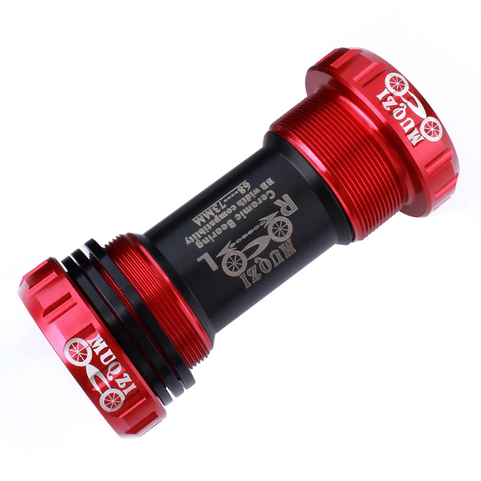 MTB Mountain Bike Bicycle Cycling Ceramic Thread Bottom Bracket 68mm/73mm BB Crank Set Bearing Axis Parts