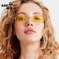 KDD182 Stylish Retro Sunglasses Women 2021 Fashion Ladies Metal Frame Small Square Sunglasses