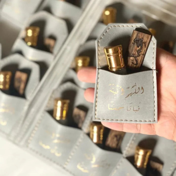 Holiday Giveaway Leather Musk Oil Case Eid Mubarak Gifts Musk Perfume Holder Craft