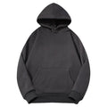 Factory Wholesale Custom Men's XL Fleece Pullover Hoodie with Drop Shoulder Plain Blank Hooded Style for Autumn Season
