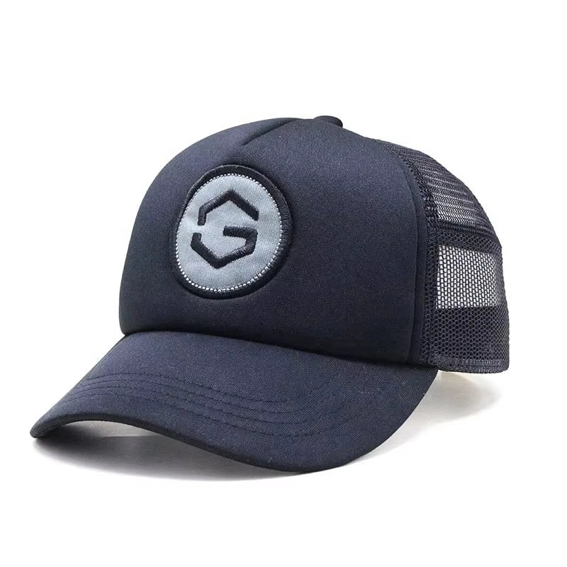 Custom Embroidery Patch Logo Adjustable Baseball Foam Mesh Trucker Cap 5/6 Panel Sports Cap Hat for Men