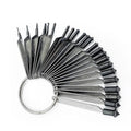 1-6.5mm Diamond Sizer Stone Gauges Kit Diamond Setting Measuring Key Diamond Inlaid Measuring Tool for Jewelry Making