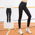 Women's XXL High-Stretch Gym Tights Breathable Belly Tucked Yoga Pants Elastic Waist Closure Solid Mid-Waist Hip Lifting Feature