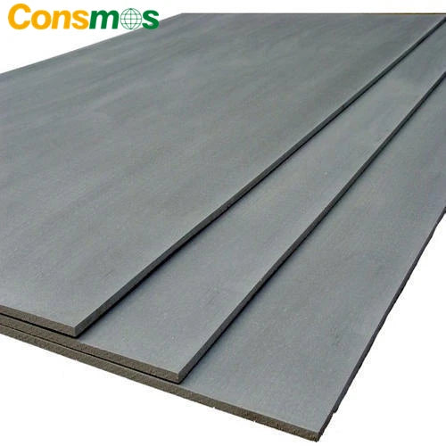 Consmos Cement Fiber Board 4x8 8mm 9mm 12mm Grey Colour square Edge