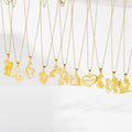 18K Gold Plated Inoxidable Stainless Steel Mama Necklace Thanksgiving Mother Day Gift Mother Baby Pendants Necklaces
