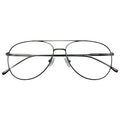 2023 New Look Titanium Optical Frames with Resin Lenses Men's Gentleman Pilot Style Metal Male