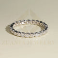 Cheap Price Wholesale Engagement Rings 925 Silver Moissanite Bezel Band Wedding Ring Gold Plated Women Jewelry