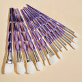 Best Selling 12pcs Purple Makeup Brushes Sets Private Label Logo for Face & Concealer Shaving Brush-Wholesale