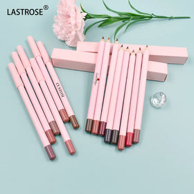 Wholesale Vegan Waterproof Lip Liner High Pigmented Pink Brown Creamy Matte Lipliner Pencil Private Label Lip Liner for Makeup