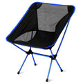 Hot Sale Lightweight Oxford Cloth Aluminum Frame Ultra Portable Modern Camping Moon Beach Chair Carry Bag for Outdoor Fishing
