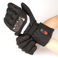 Goat-Skin Unisex Thermal Motorcycle Driving Riding Winter Gloves Waterproof Heated Gloves Racing Gloves Touchscreen