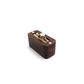 Portable Wooden Small Ring Packing Box with Magnet Mini Guitar Pick Storage Box