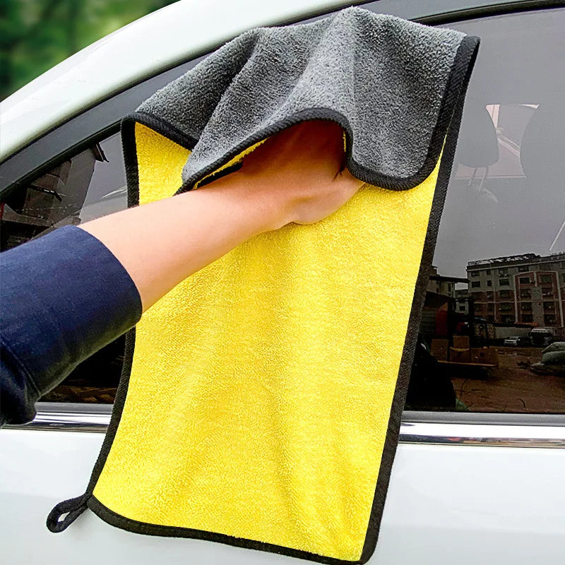 Strong Cleaning Ability Thick Cleaning Cloth Microfiber Wash Clean Car Towel Drying Tool