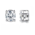 Wholesale Crystal Magnetic Earrings Men Black Magnetic Stud Earrings