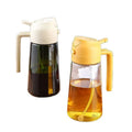 Dual-Purpose Kitchen Household Oil-Controlled Glass Air Fryer Press and Atomize Oil Spray Bottle