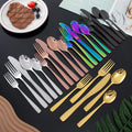 Fast Delivery Modern Mirror Polish 5pcs Stainless Steel Hotel Kitchen Restaurant Stainless Steel Cutlery Set