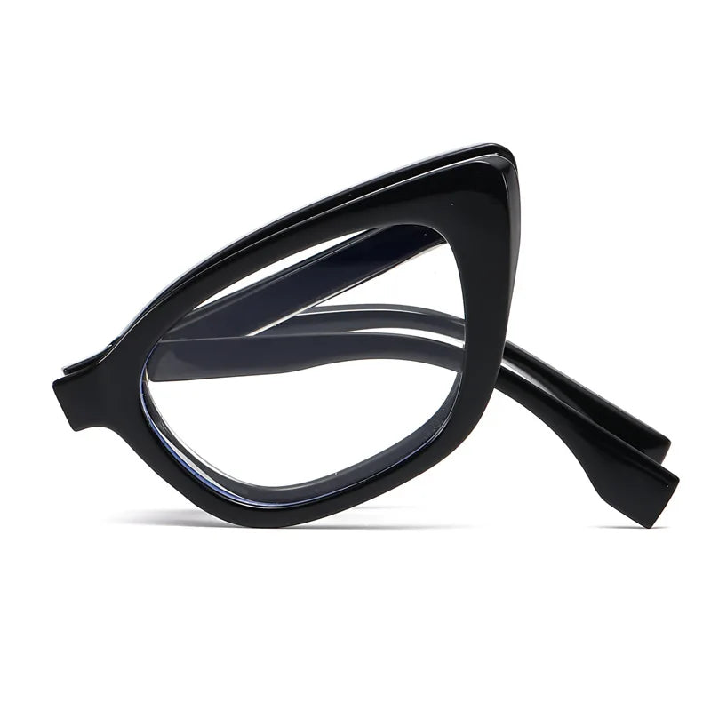 Wholesale Fashion Plastic butterfly Frame Women Glasses Spectacle Frames Foldable Optical Eyeglasses Frames