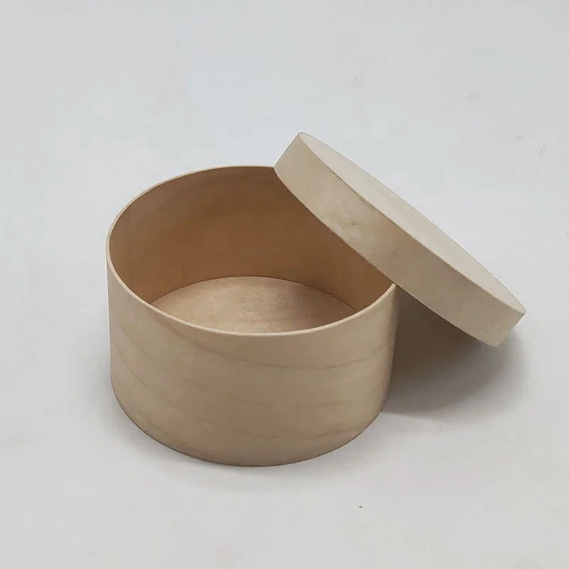 HuaShen Simple 3/4/5-inch Window Basque Cheese Cake Box Paper Cup Cake Muffin Box Baking Packaging Pastry Box