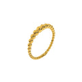 Custom 18K Gold Plated Stainless Steel Mini Fashion Simple Design Rings for Ladies Jewelry