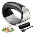 Kitchen Gadgets Garlic Chopper Stainless Steel Garlic Mincer Crusher Garlic Press Rocker with Ergonomic Handle