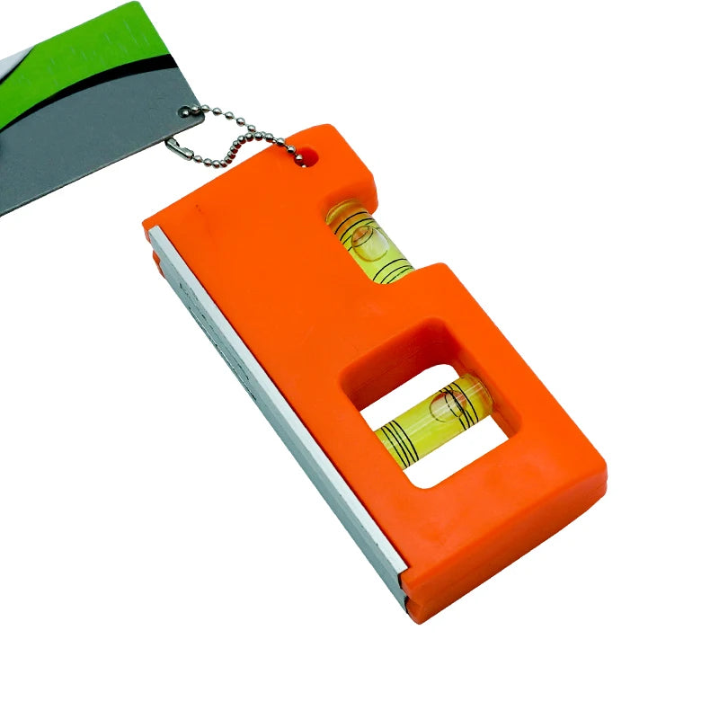Industrial Grade Mini Magnetic Horizontal/Vertical Pocket Levels Keychain Accuracy +/-10mm 4.5cm Width OEM Customizable Model